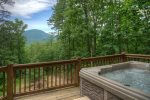 Gorgeous Close Up Views of Mt Yonah from the Hot Tub
